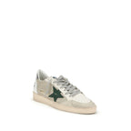 White Calf Leather Bos Taurus Low Top Sneakers