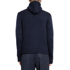 Blue Wool Sweatshirt