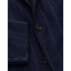 Blue Virgin Wool Coat