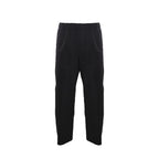 Black Cotton Casual Pants