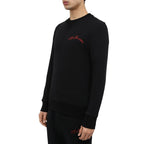 Black Cotton Sweatshirt