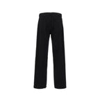 Black Cotton Relaxed Fit Jeans