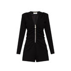 Black Acetate Jumpsuit