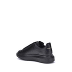 Black Calf Leather Bos Taurus Platform Sneakers