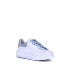 Blue Calf Leather Bos Taurus Platform Sneakers