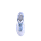 Blue Calf Leather Bos Taurus Platform Sneakers