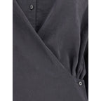 Black Silk Dress Shirt