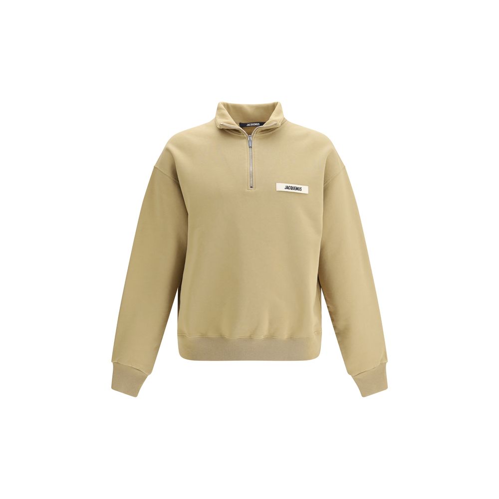 Beige Cotton Sweatshirt