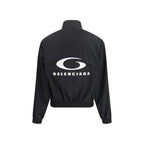 Black Cotton Shell Jacket