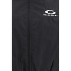 Black Cotton Shell Jacket