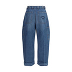 Blue Cotton Jeans Denim