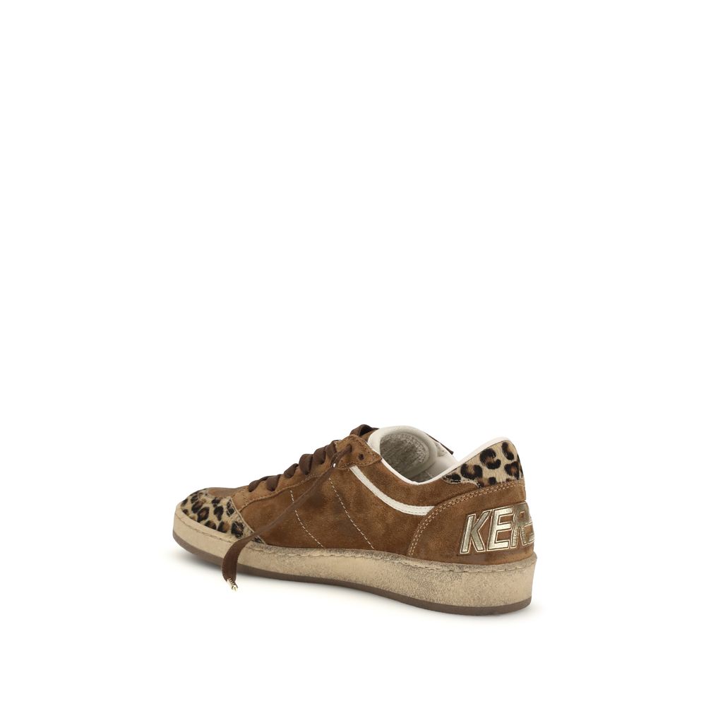 Brown Calf Leather Bos Taurus Low Top Sneakers
