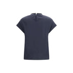 Blue Elastane T-Shirt