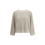 Beige Cotton Sweatshirt