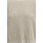 Beige Cotton Sweatshirt