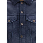 Blue Cotton Denim Jacket
