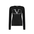 Black Virgin Wool Sweatshirt