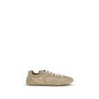 Beige Lamb Ovis Aries Aries Athletic Sneakers