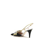 Multicolor Viscose High Heel Pumps