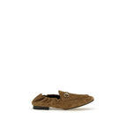 Brown Calf Leather Bos Taurus Slip-On Loafers