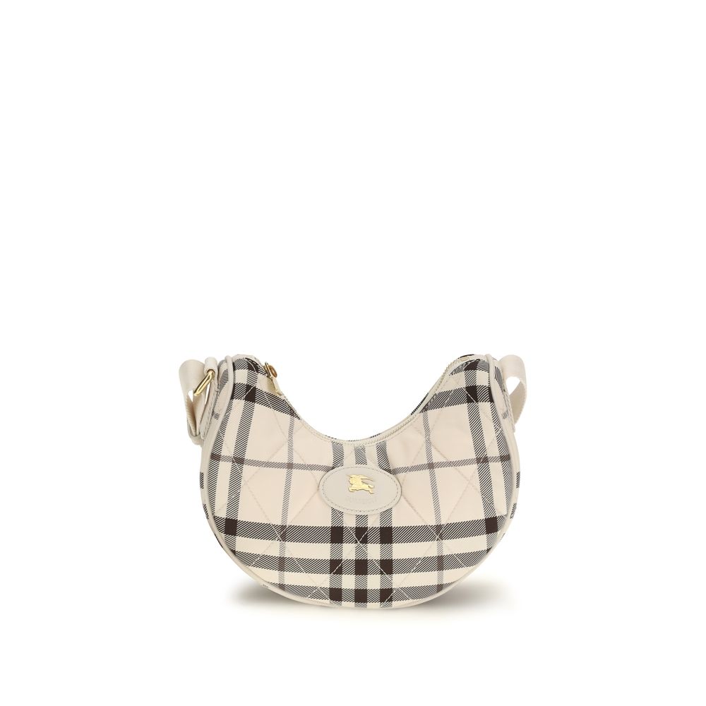 Beige Polyamide Shoulder Bag