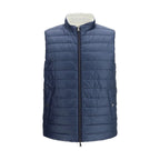 White Polyamide Sleeveless Jacket