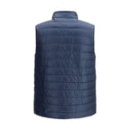 White Polyamide Sleeveless Jacket