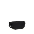 Black Polyester Shoulder Bag