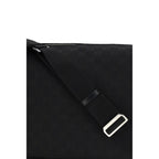 Black Polyester Shoulder Bag