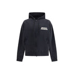 Black Cotton Sweatshirt