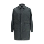 Gray Polyester Coat