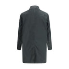 Gray Polyester Coat
