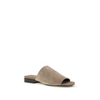 Gray Calf Leather Bos Taurus Mules