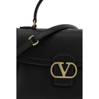 Black Calf Leather Bos Taurus Handbag