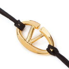 Black Cotton Bracelet