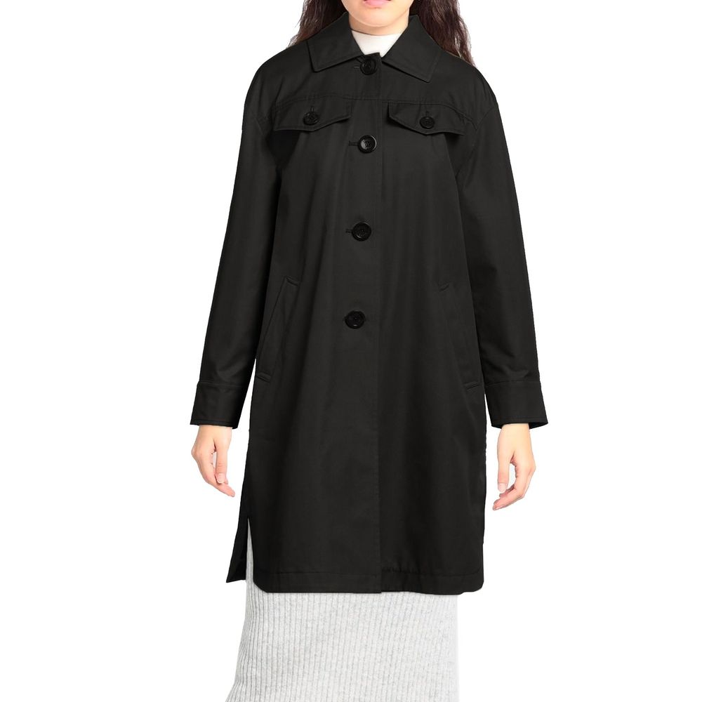 Black Cotton Parka