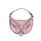 Multicolor Lamb Leather Shoulder Bag