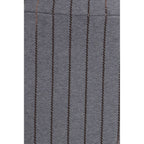 Gray Cotton Midi Skirt