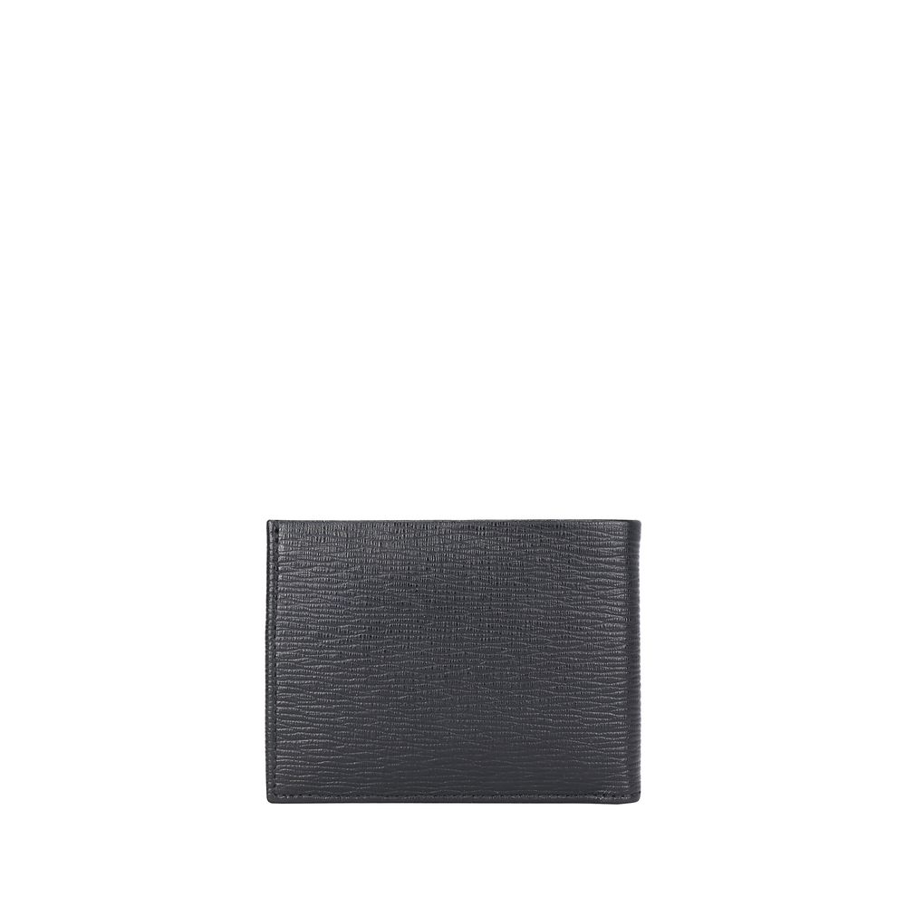 Black Calf Leather Bos Taurus Wallet