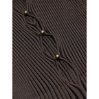 Brown Viscose Turtleneck