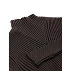 Brown Viscose Turtleneck