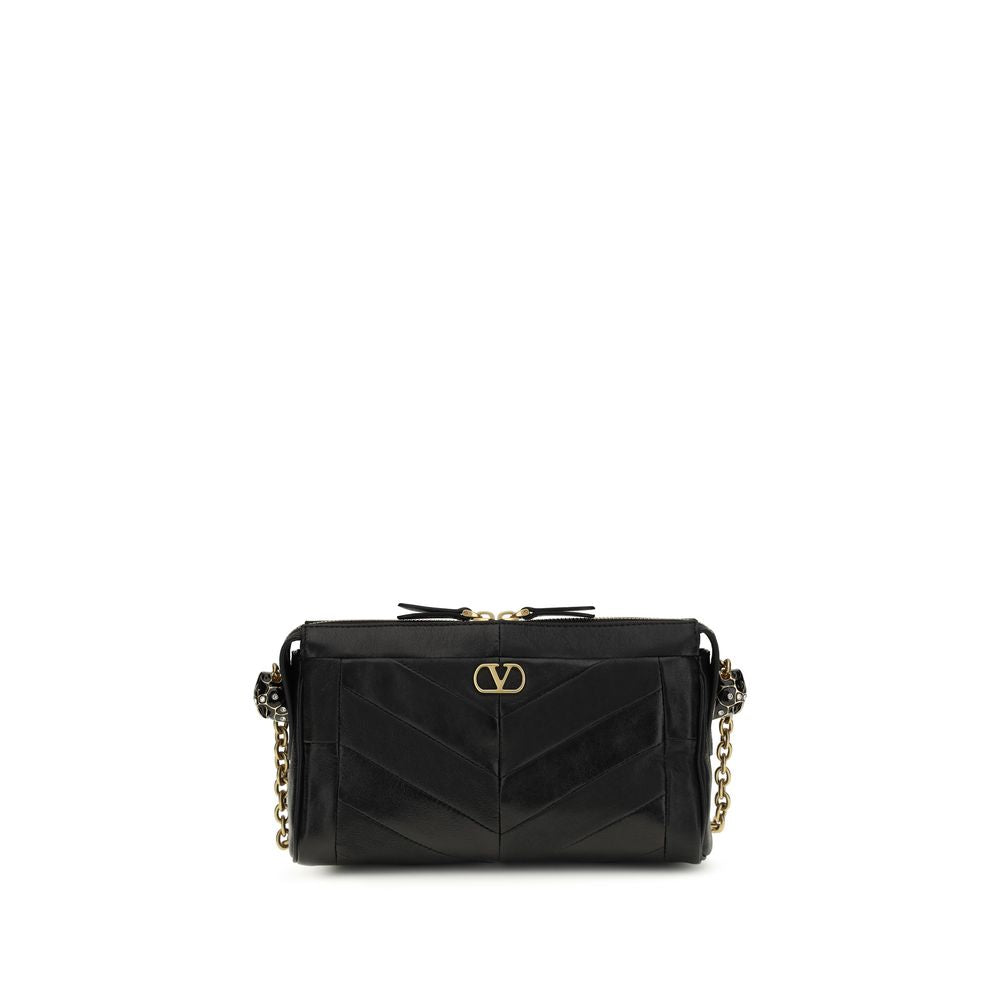Black Calf Leather Bos Taurus Shoulder Bag