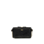 Black Calf Leather Bos Taurus Shoulder Bag