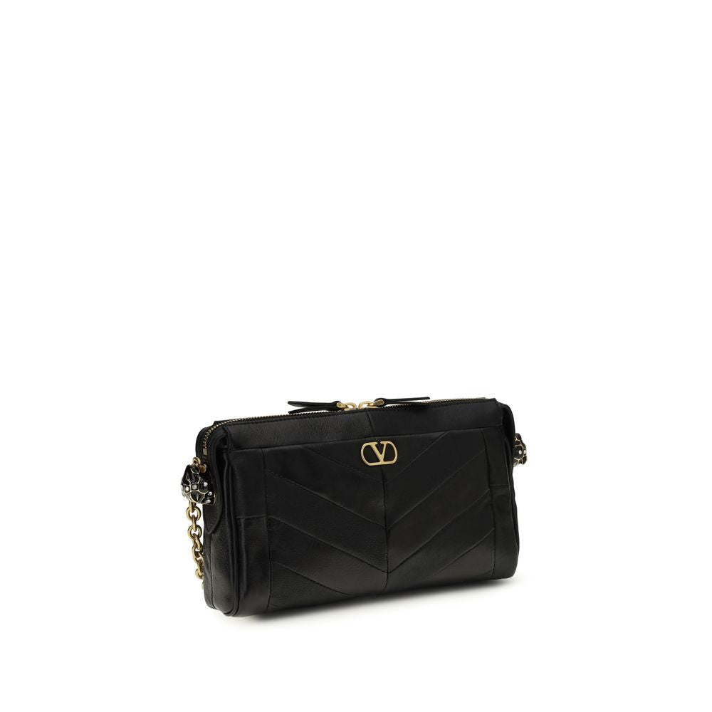 Black Calf Leather Bos Taurus Shoulder Bag