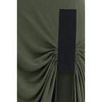 Bicolor Polyester Casual Dress