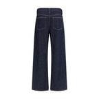 Blue Cotton Relaxed Fit Jeans