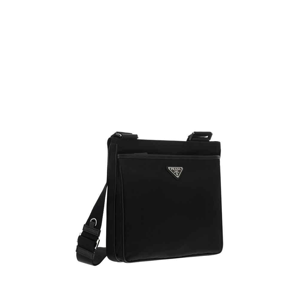 Black Nylon Shoulder Bag