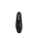 Black Calf Leather Bos Taurus Slip-On Loafers