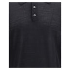 Black Fleece Wool Dress Shirt