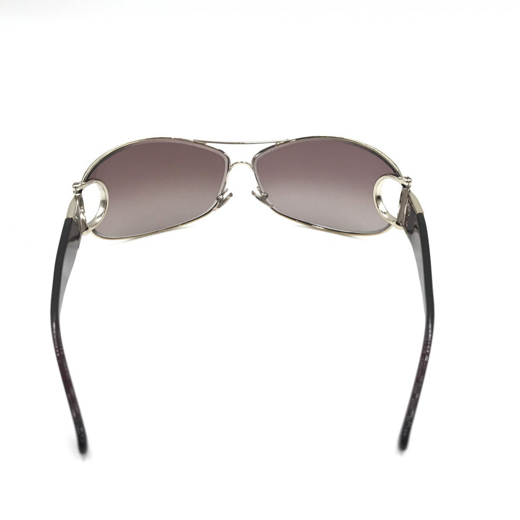 Aviator Horsebit Sunglasses With Tinted Lenses